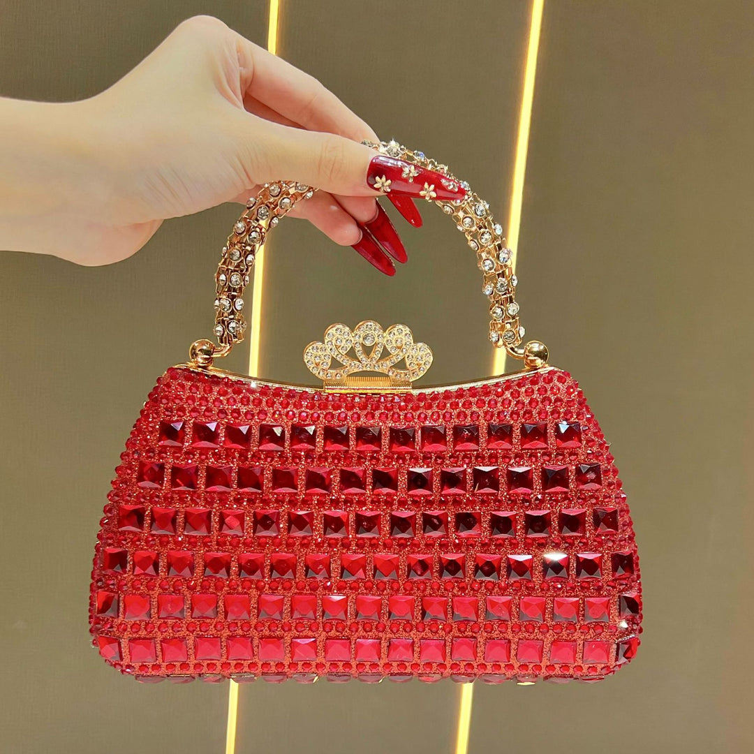 Ornate Studded Evening Handbag