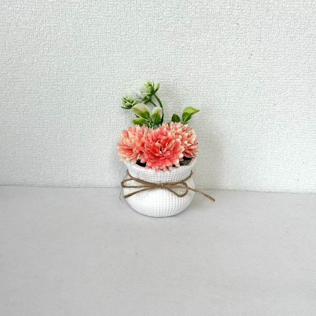Decorative Mini Potted Flower Arrangement