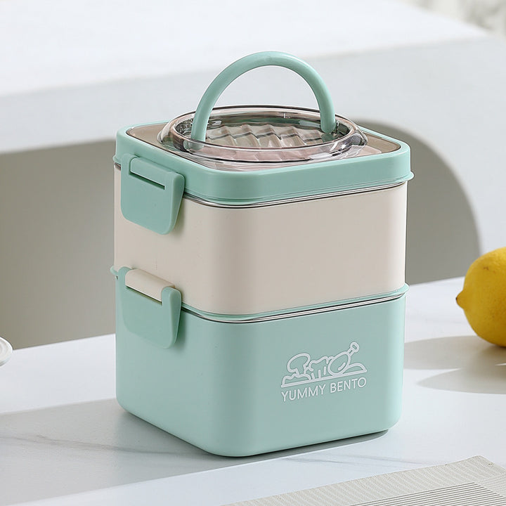 Portable Multi-Compartment Lunch Carrier