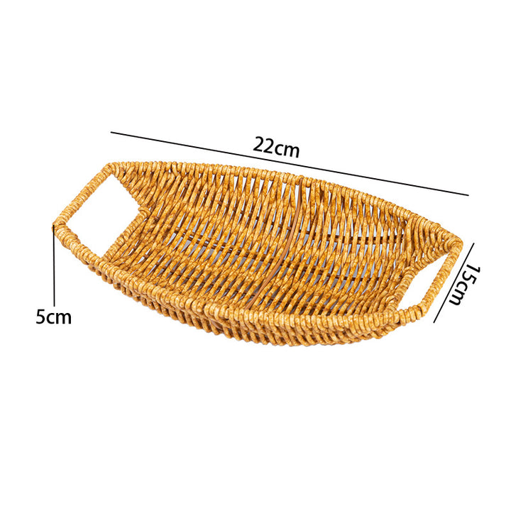 Decorative Handwoven Serving Tray Stornfield