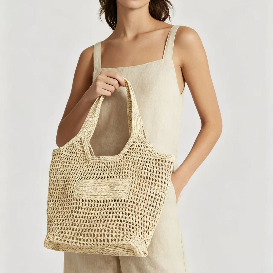 Net shopping bag with ergonomic handles Stornfield