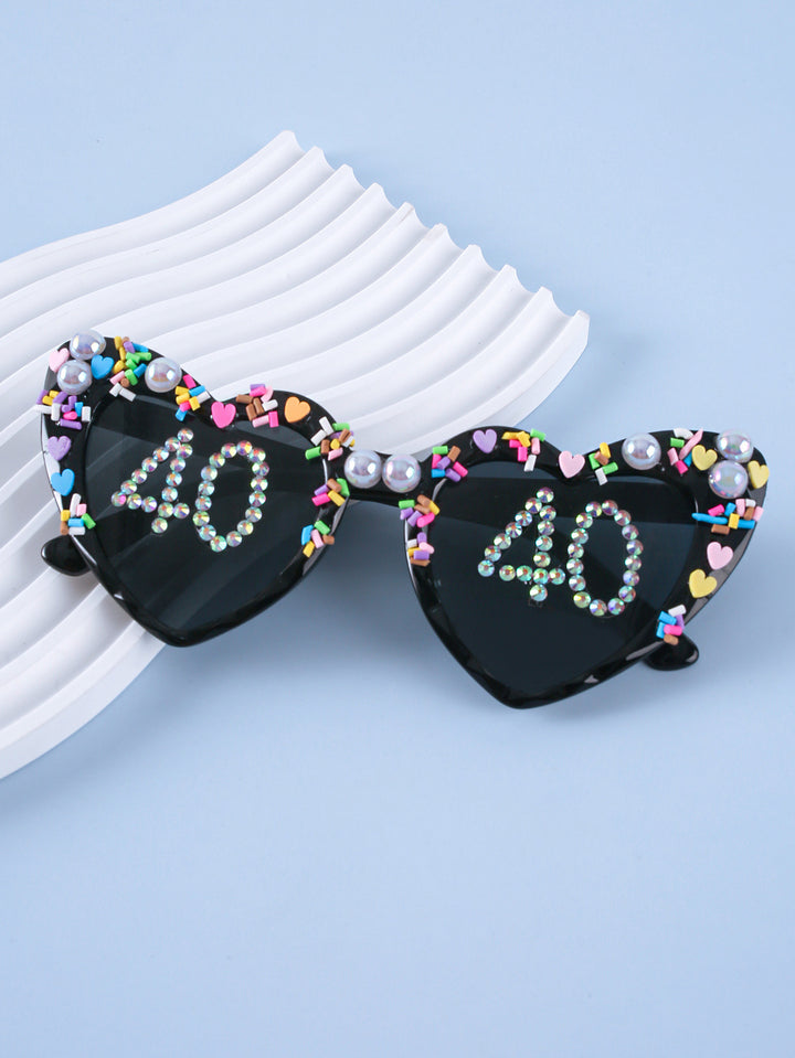 Decorative Celebration Heart-Shaped Sunglasses Stornfield