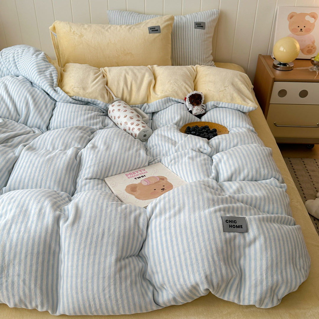 Soft Velvet Duvet Cover Set