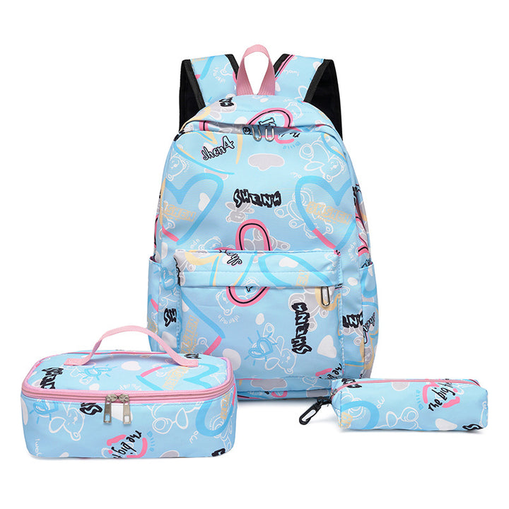 Backpack set with insulated lunch box and pencil case Stornfield