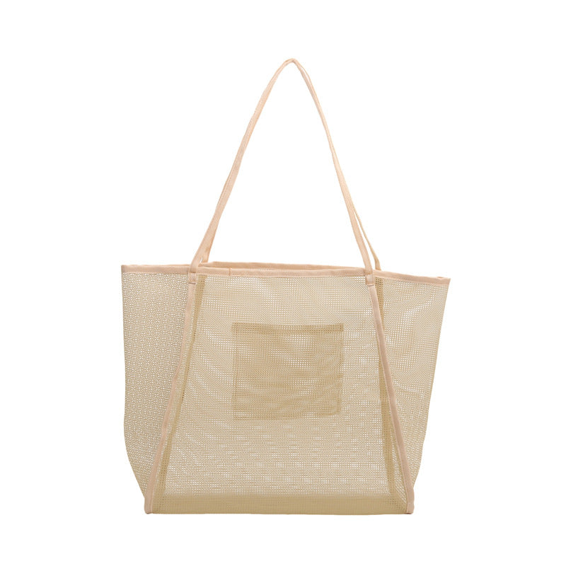 Spacious Mesh Beach Tote