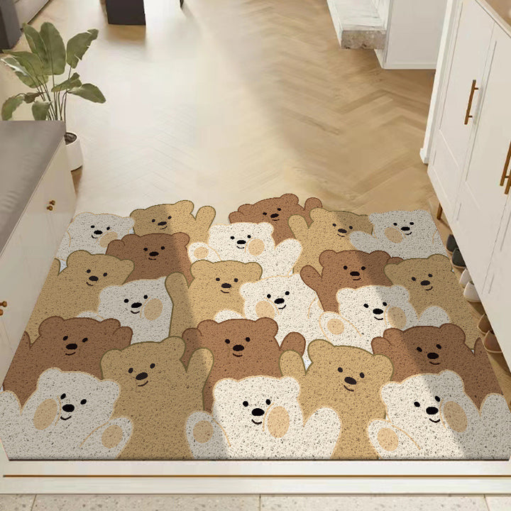 Cartoon-Themed Plush Bath Mat