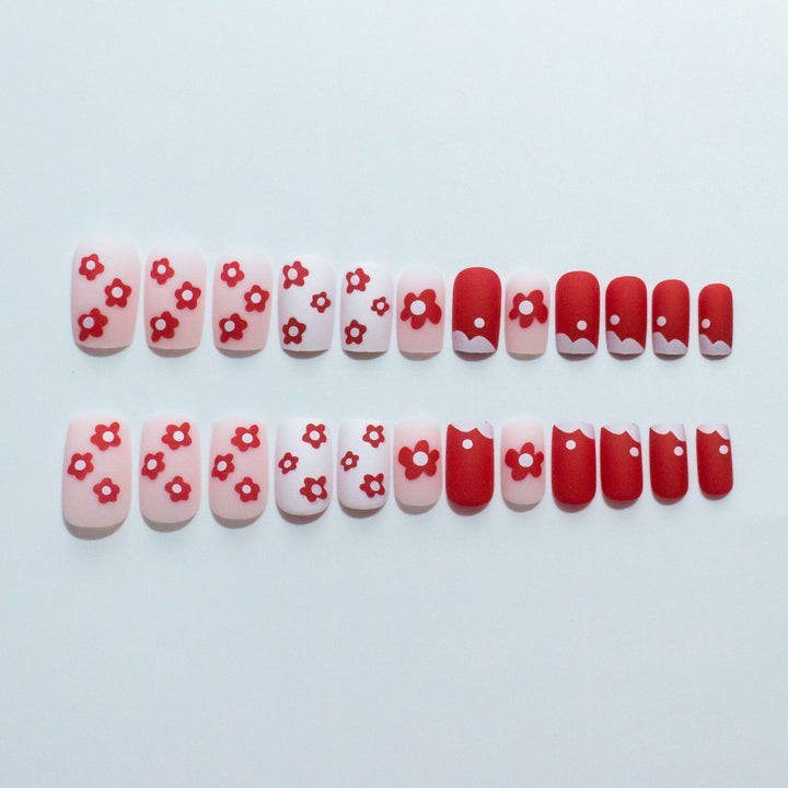Artistic Floral Nail Art Set