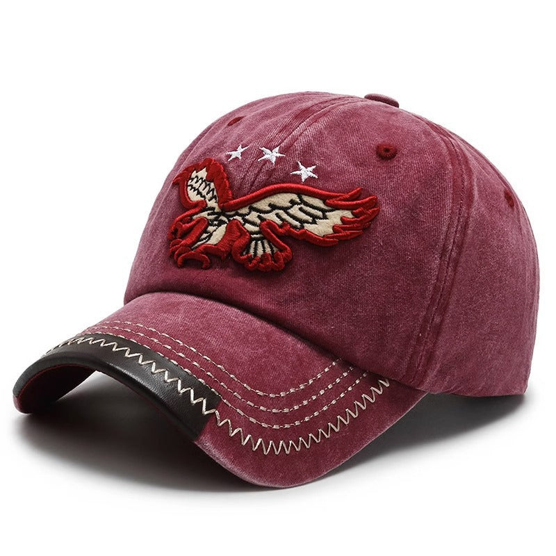 Men's Distressed Embroidered Baseball Cap Stornfield