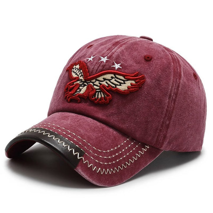 Men's Distressed Embroidered Baseball Cap Stornfield