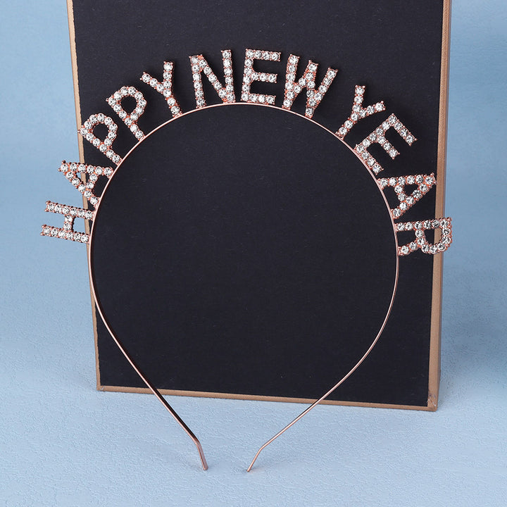 Ladies Glitter Hair Band with "Happy New Year" inscription Stornfield