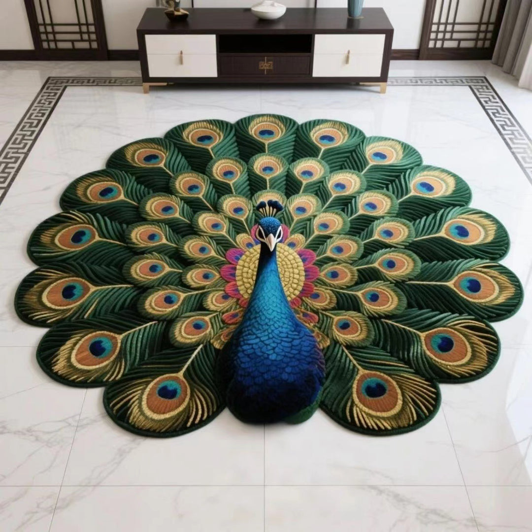 Floral Shaped Area Rug