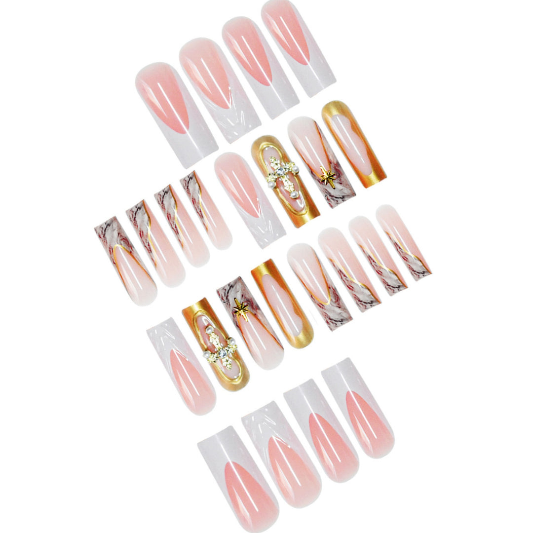 Decorative Long Press-On Nail Art Stornfield
