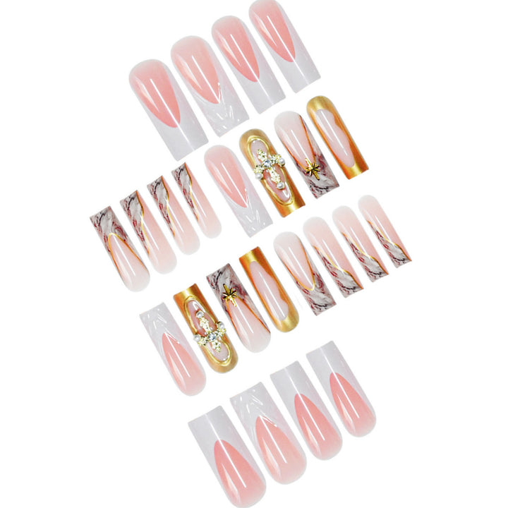 Decorative Long Press-On Nail Art Stornfield