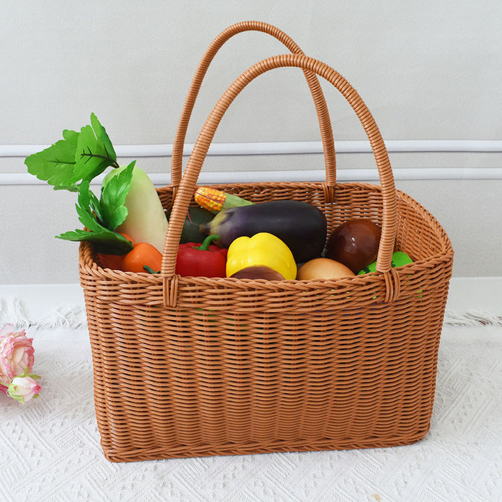 Woven Rattan Storage Basket Stornfield