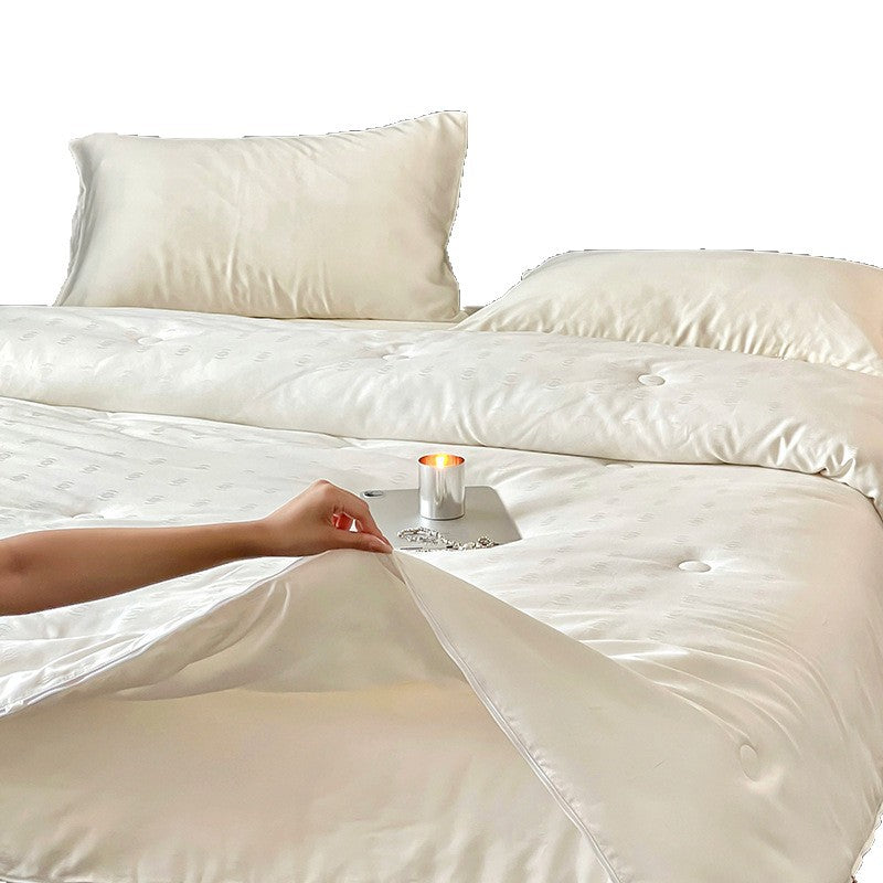 Quilted Hypoallergenic Mattress Topper with Button Tufting