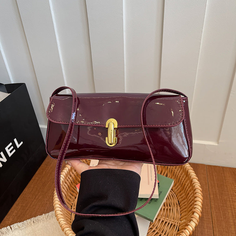 Patent Leather Mini Handbag