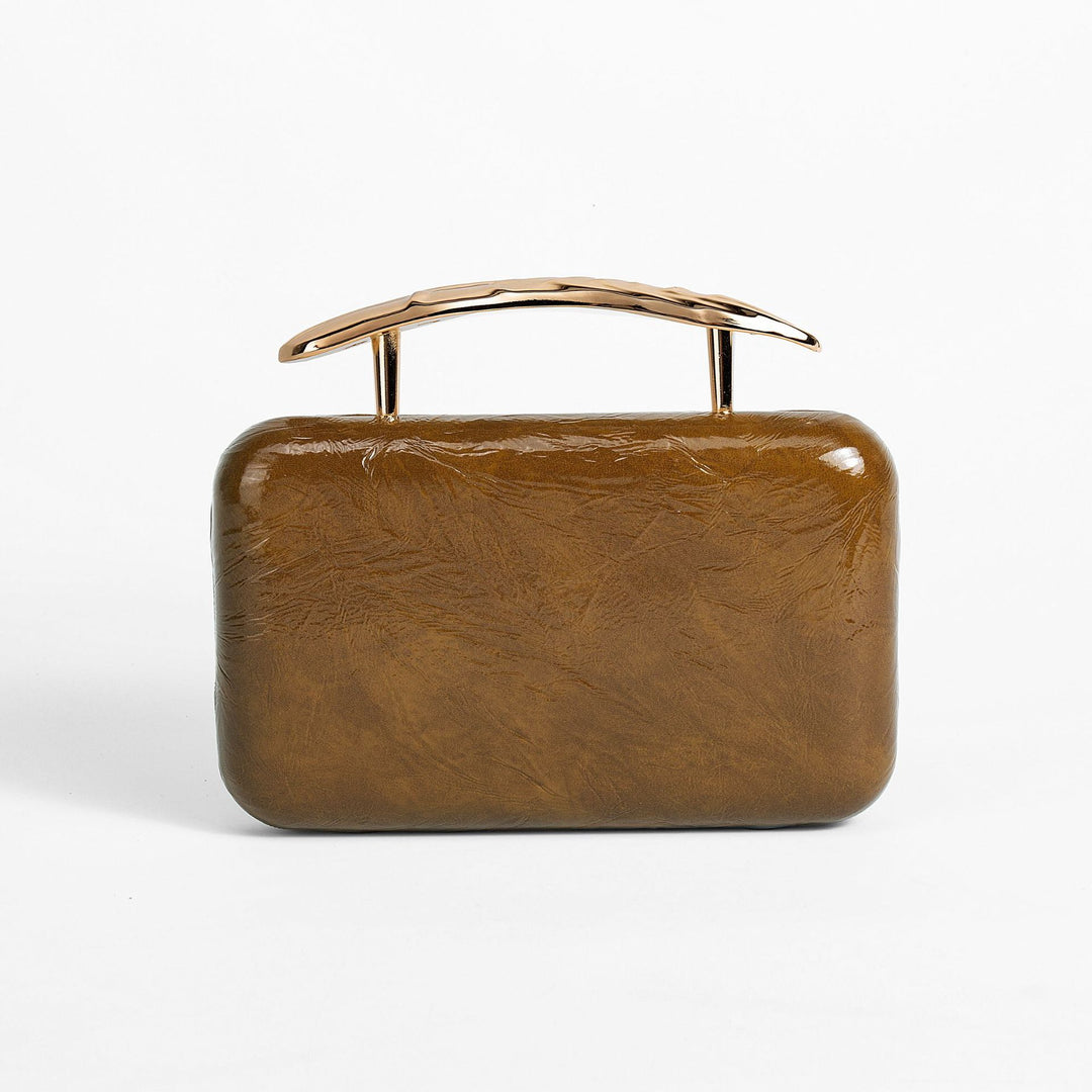 Elegant Marbled Acrylic Clutch