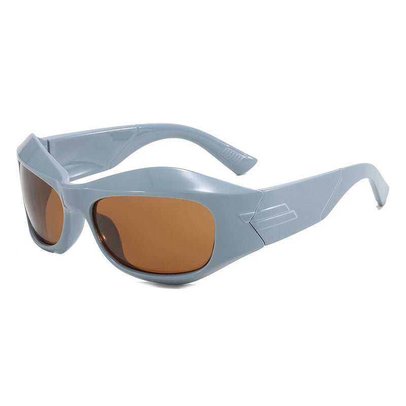 Women Retro Sunglasses in trendy Shield design Stornfield