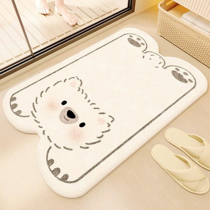 Cute Animal-Themed Bath Mat