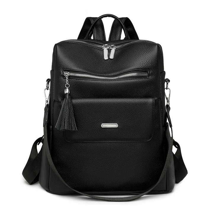 Stylish Multi-Pocket Leather Backpack Stornfield 1788673935