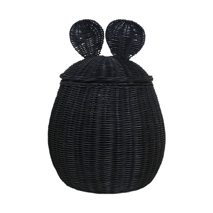 Decorative Woven Storage Basket with Lid Stornfield