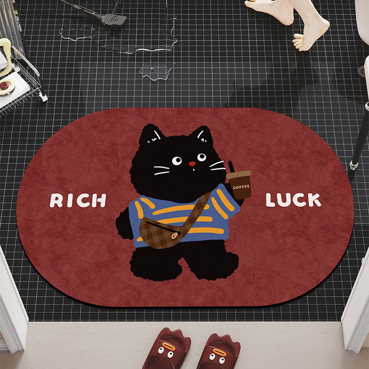 Playful Dog-Themed Area Rug