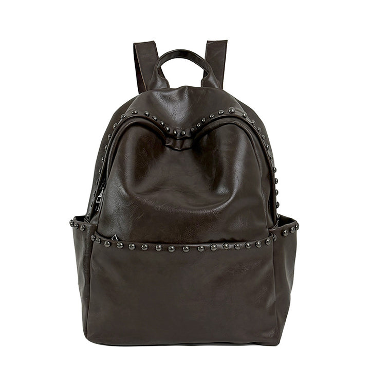 Casual Leather Backpack Stornfield