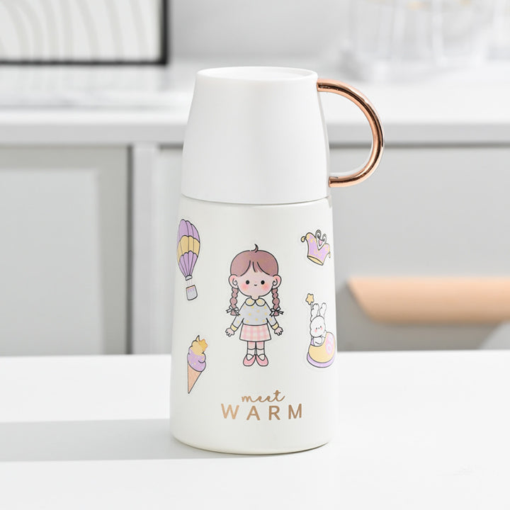 Ladies Insulated Carafe with Colorful Motif Design Stornfield