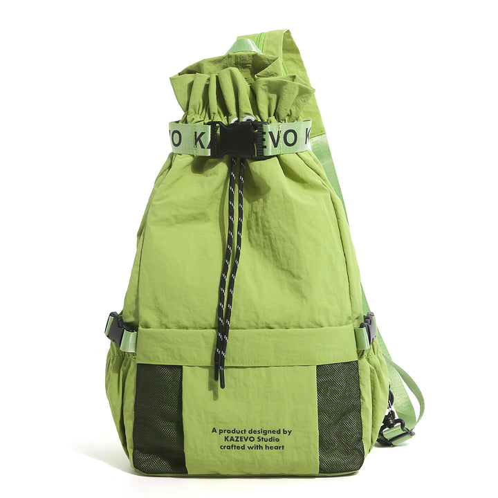 Casual Drawstring Backpack with Mesh Pockets Stornfield