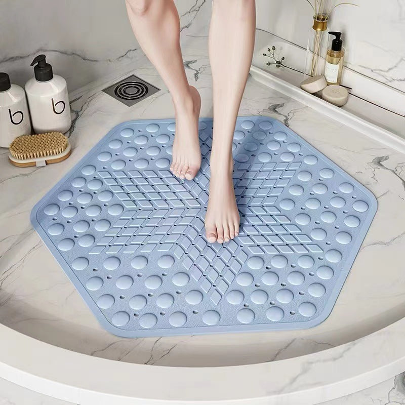 Hexagonal Anti-Slip Shower Mat Stornfield