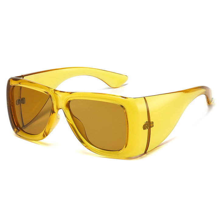 Oversized Fashion-Driven Shield Sunglasses Stornfield