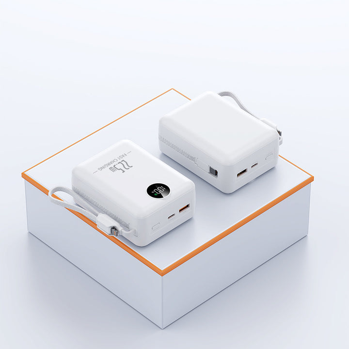 Portable power bank with LCD display and multifunctional connection options Stornfield