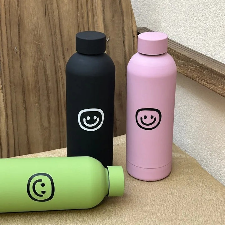 Women's insulated bottle with creative smiley design Stornfield