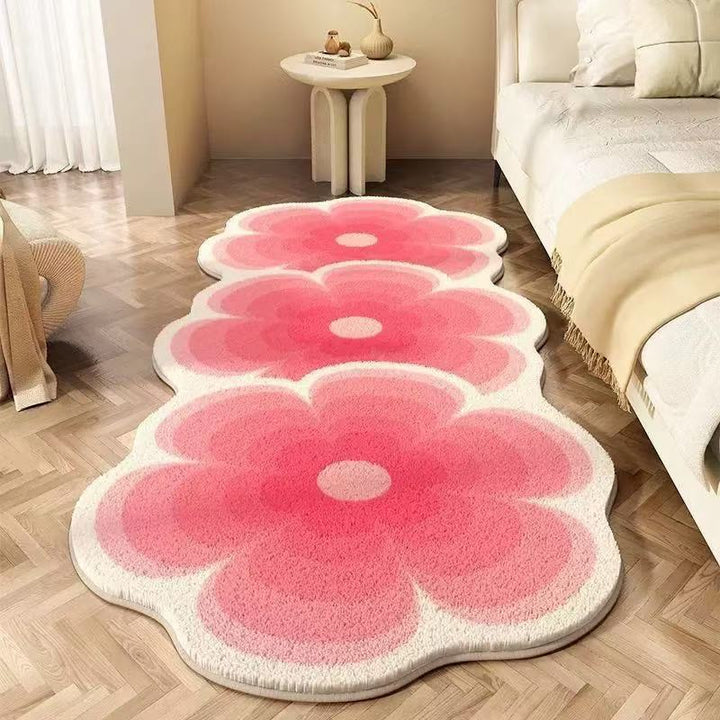 Floral Pattern Runner Rug
