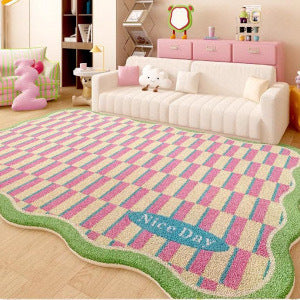 Floral Pattern Playful Area Rug