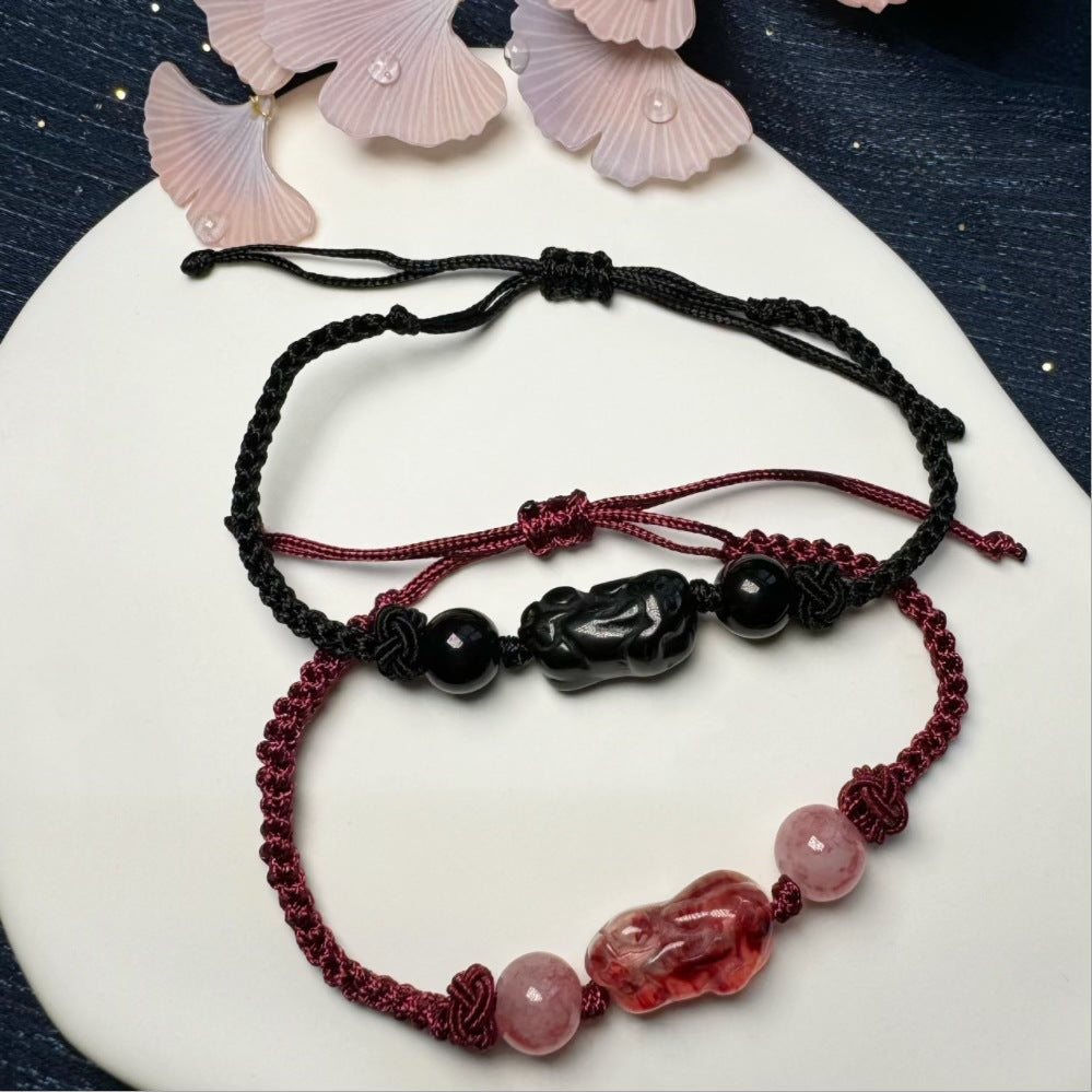 Adjustable Macrame Protective Charm Bracelet Stornfield