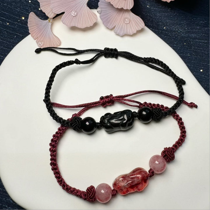 Adjustable Macrame Protective Charm Bracelet Stornfield