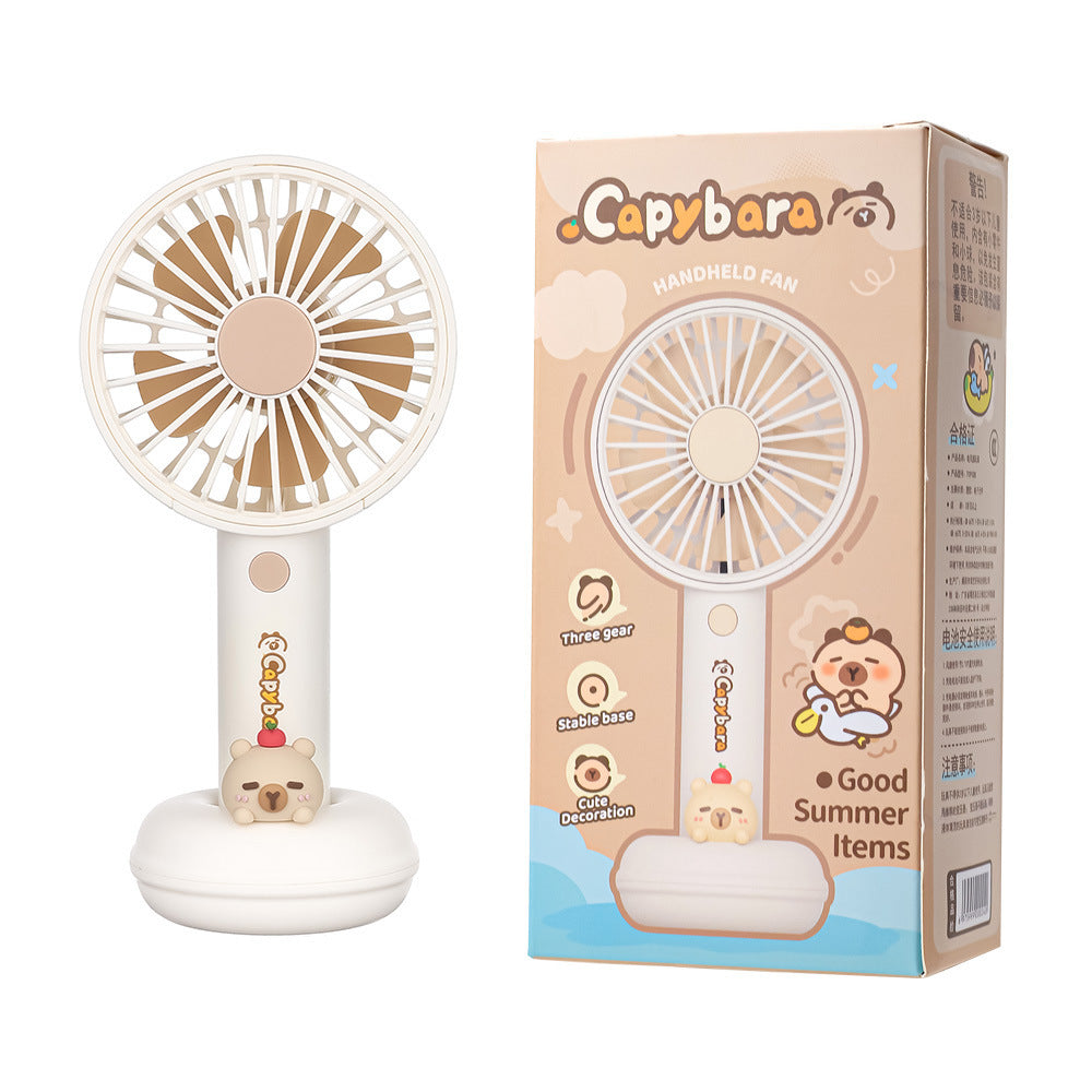 Creative Cartoon-Themed Rechargeable Handheld Fan Stornfield