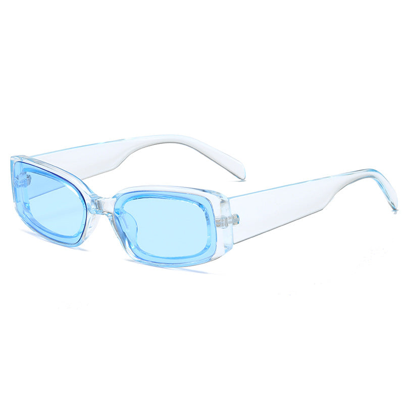 Women's stylish sunglasses with square lenses and transparent frame Stornfield