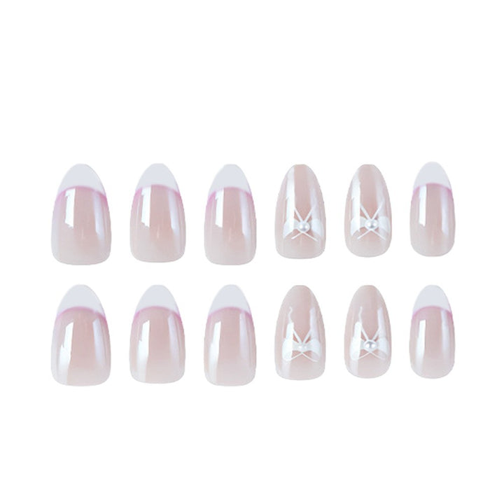 Elegant Floral French Tip Nail Enhancements Stornfield