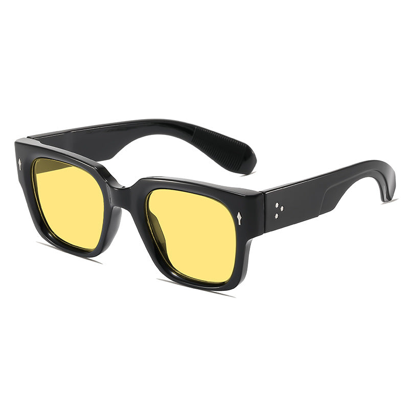 Bold Chunky Vintage Square Sunglasses Stornfield
