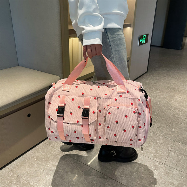 Floral Print Travel Duffel