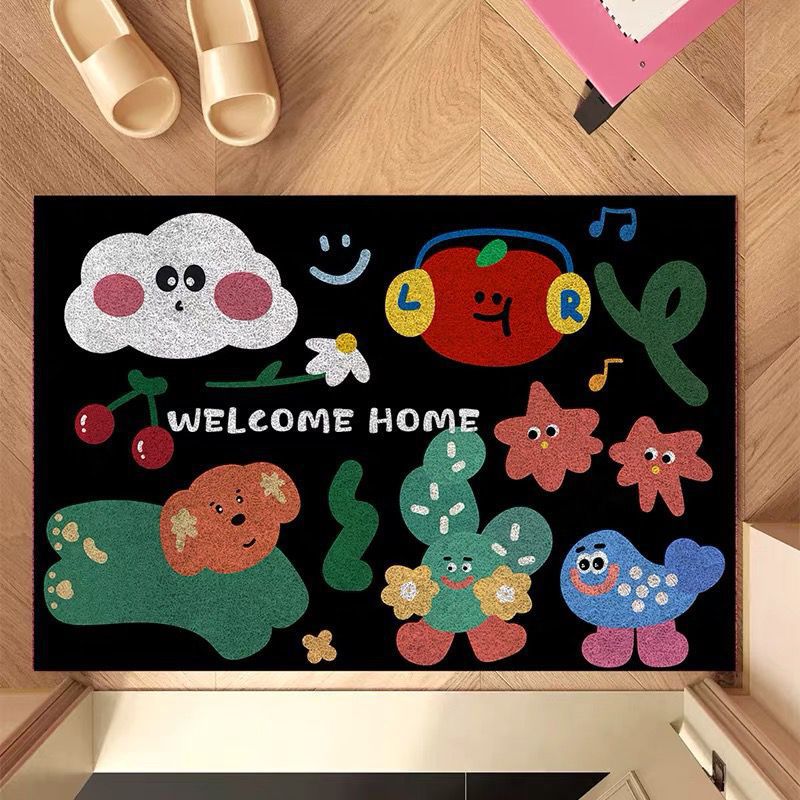 Fun Cartoon-Themed Welcome Mat Stornfield