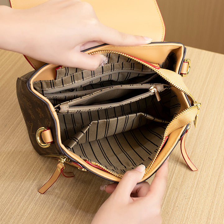 Stylish Structured Handbag with Adjustable Strap