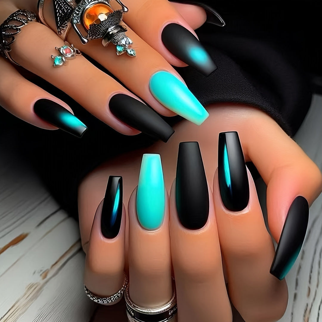 Acrylic Nails in Trendy Ombré Design Stornfield