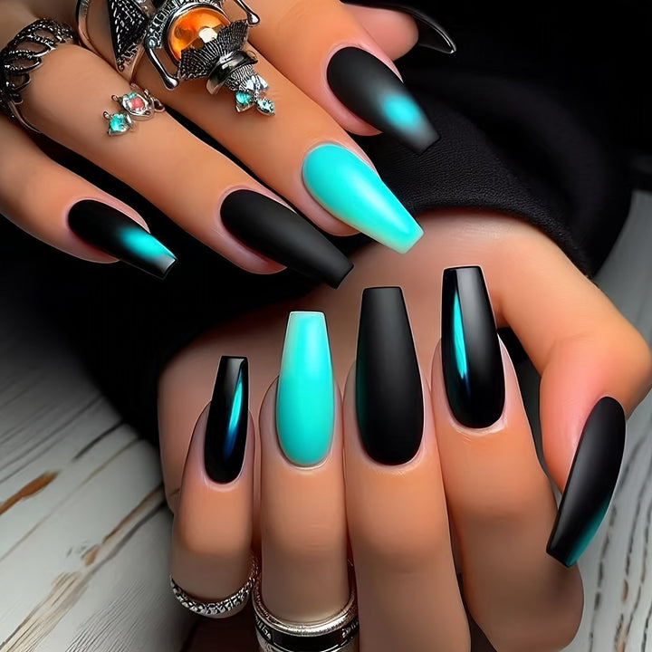 Acrylic Nails in Trendy Ombré Design Stornfield