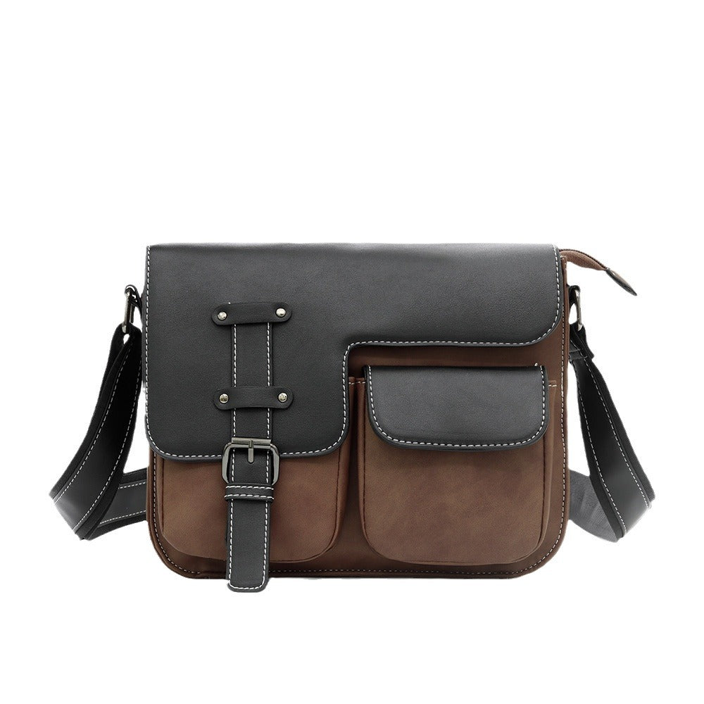 Robust shoulder bag with multiple external pockets Stornfield