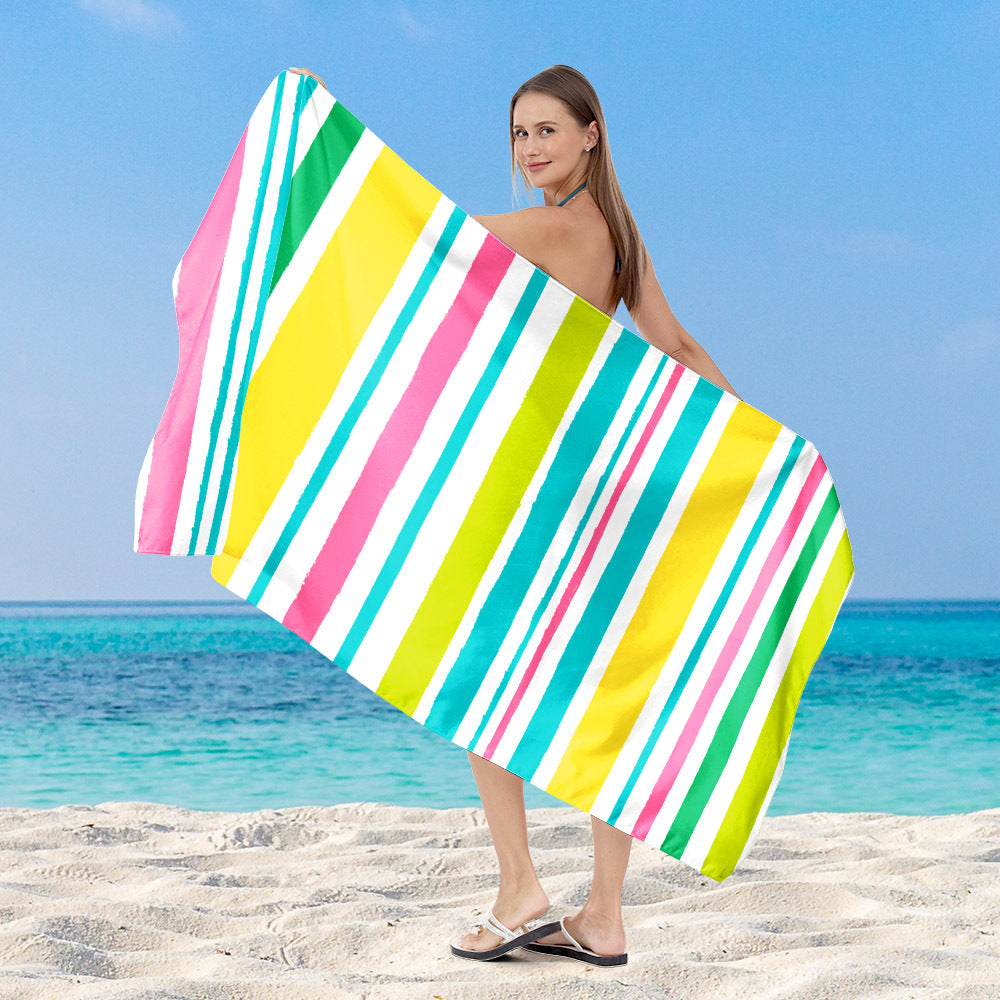 Beach towel with artistic mandala design Stornfield