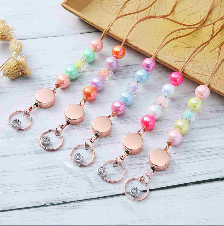 Decorative Beaded ID Badge Lanyard Stornfield