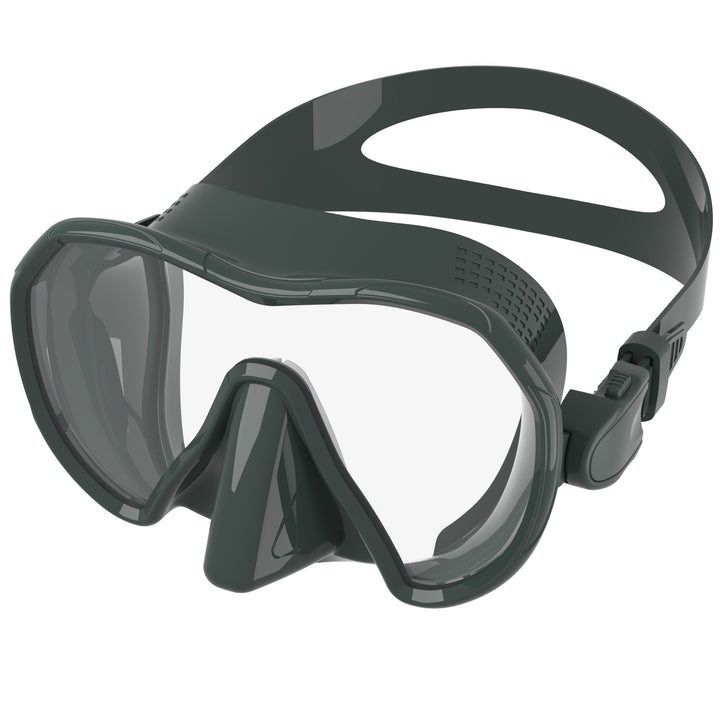 Diving mask with wide field of vision and comfortable silicone edge Stornfield